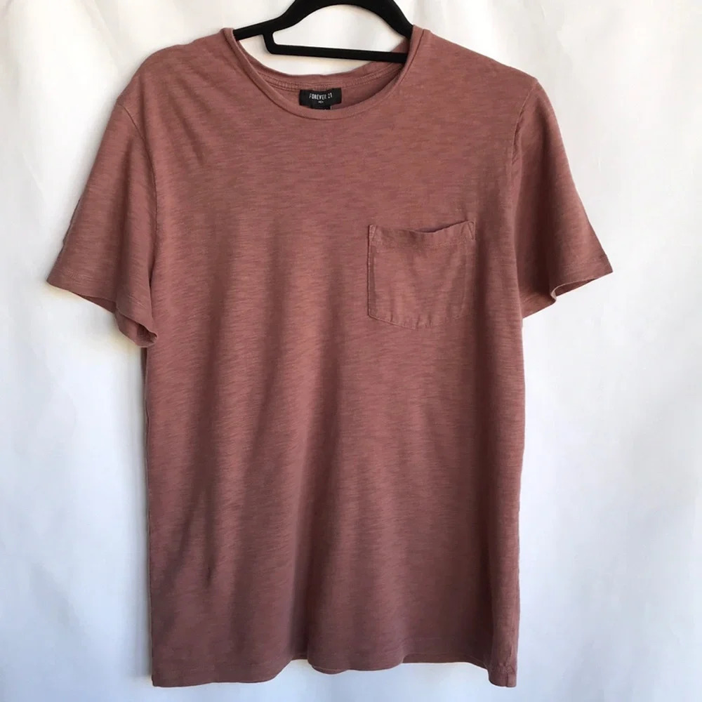 Forever 21 soft salmon-colored T-shirt